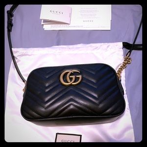 Gucci GG Marmont small matelassé shoulder bag